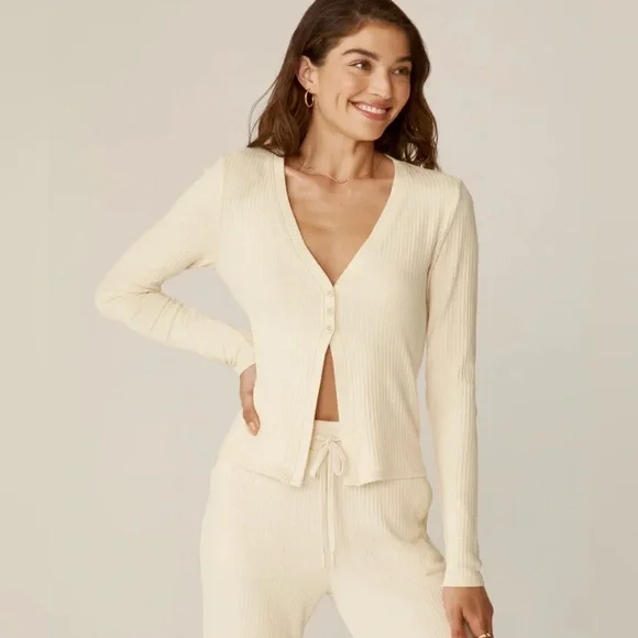 Beyond Yoga Set Well Travelled Cardigan and Tank - Picture 1 of 12